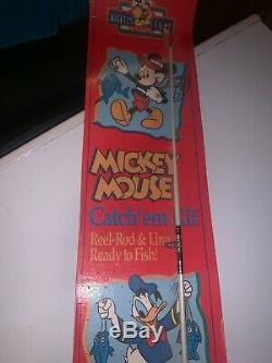 Kit Canne À Pêche Pour Canne À Pêche Mickey Mouse & Line Catch'em Par Zebco Modèle N ° 1286
