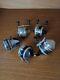 Lot De 5 Moulinets De Pêche Zebco 33 Rhino Spincasting Vintage Fonctionne Omega Eau Douce