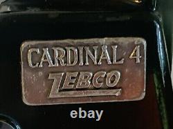 Moulinet de pêche Vintage Zebco Cardinal 4, numéro 000111