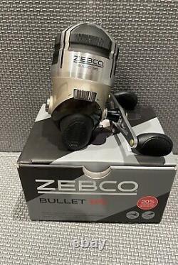 Moulinet de pêche Zebco Bullet 30 MG Spincast, taille 30 (tout neuf)