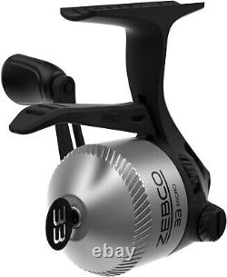 Moulinet de pêche zebco 33 à enroulement fixe, récupération interchangeable à droite ou à gauche, construit