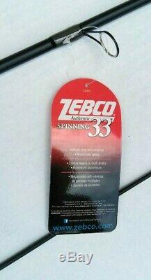New Zebco De Spinning Authentique De Z-glass Rod Moyenne 6' Reel Combo
