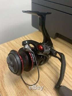 New Zebco Quantum Smoke 25xpt Reel Spinning S3 25 Rouge Noir Pêche Sm25xpt