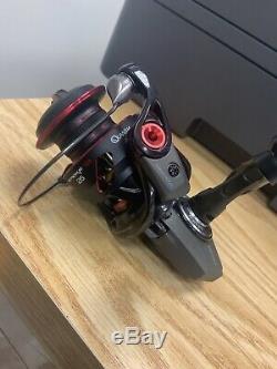 New Zebco Quantum Smoke 25xpt Reel Spinning S3 25 Rouge Noir Pêche Sm25xpt