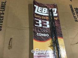 Nip Nip Vintage Collection Zebco 33 Classic Combo Spellast Rod & Reel