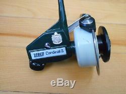 Pêche Vintage Reel Zebco Cardinal 3 Suède Forme Superbe Utilisé, Jamais Pêchée