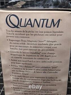 Quantum 1310mg Baitcast Haute Vitesse 5.11 Dynamag Pêche Bobine Magnum Engin Zebco