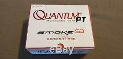 Quantum Pt Smoke S3 Baitcast Reel 6.11, 10 + 1 Roulements Gaucher Zebco Nouveau