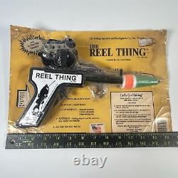 Rare Vintage La Canne à pêche The Reel Thing avec moulinet Zebco 101