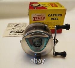 Super Zebco Casting Reel Model 22 New Old Stock En Boîte Originale