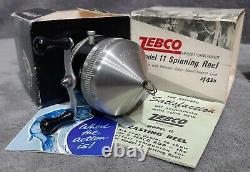 Vintage 1965-1968 Zebco 11 & Zebco 22 Nouveau In Box Made In USA Matching Set