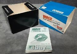 Vintage 1969 New N Box Zebco 808 Spin-cast Reel Original Box+manual Made N Etats-unis