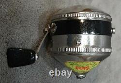 Vintage 1971 New N Box Zebco 44 Spin-cast Reel Original Box & Manual Made In USA