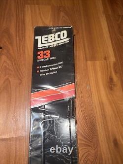Vintage 1988 Zebco 33 Rod Reel Combo Limited Scellé Nip