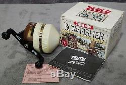 Vintage 1991 Nouveau N Boîte Originale Super Rare Zebco 808 Bowfisher Reel Made In USA