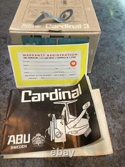 Vintage Abu Cardinal 3. Excellente condition