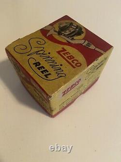 Vintage Zebco 33 Bobine En Boîte + Papiers Spinning Bobine Tulsa Oklahoma USA