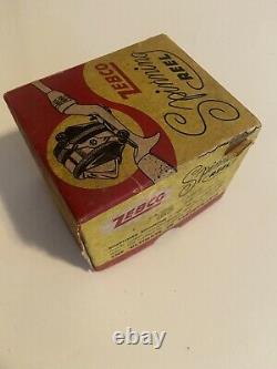 Vintage Zebco 33 Bobine En Boîte + Papiers Spinning Bobine Tulsa Oklahoma USA