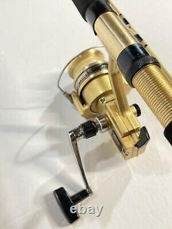 Vintage Zebco 6020 Reel Spinning & Rod 1780 Collecteurs Combo Clean & Working