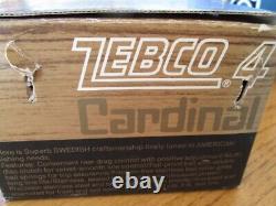 Vintage Zebco Cardinal 4 Avec Boîte Et Papiers