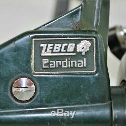 Vintage Zebco Cardinal 4 Spinning Reel Avec Manuel (sans Boîte) Bon État Suède