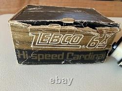Vintage Zebco Cardinal 6x Bobine De Spinning Hi-speed Broken Pied/mount Voir Les Photos
