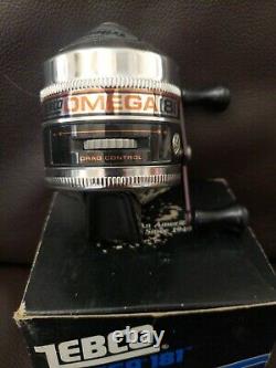 Vintage Zebco Omega 181 Spincast Reel Nib Mint Made In USA