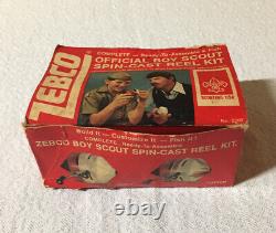 Vintage Zebco Red And White Boy Scouts Of America Fishing Reel USA