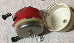 Vintage Zebco Red And White Boy Scouts Of America Fishing Reel USA