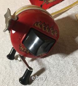 Vintage Zebco Red And White Boy Scouts Of America Fishing Reel USA