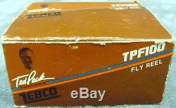 Vintage1986zebcotpf100fly Reelmint Dans Boxted Peck Signature Seriesjapan