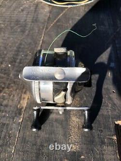 Vtg 1950 Tulsa Zebco 33 Spinner Reel Fishing Made In USA État Incroyable