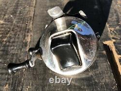 Vtg 1950 Tulsa Zebco 33 Spinner Reel Fishing Made In USA État Incroyable