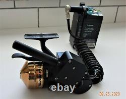 Vtg Electric Zebco Omega 154 Fishing Reel John' Pour Les Handicapés Par A-dec Mfg Ra