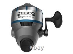 ZEBCO 808 Pêcheur de sel Salé bobine de lancer super large compatible avec le sel 808JSF