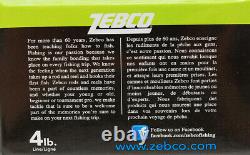 Zebco 33 Micro Gold Spincast Reel 4,31 With4lb Line 10525-zs4060 (lot De 2)
