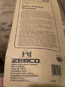 Zebco 33 Rhino Combo Canne et Moulinet Vintage (Encore dans sa boîte !)