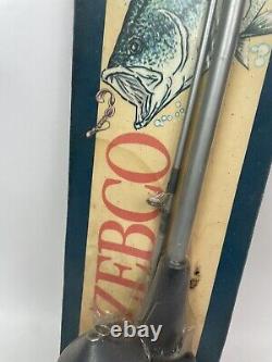 Zebco 404 Canne à pêche avec moulinet Gris Brunswick 1990 NOS Nouveau scellé