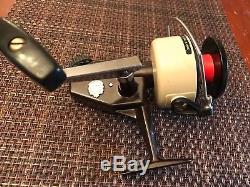 Zebco 7 X Cardinal Brown Reel 771101 Mint Suède