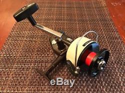 Zebco 7 X Cardinal Brown Reel 771101 Mint Suède