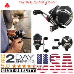 Zebco Bullet Spincast Reel Avec Reel Cover Ajuste Pour La Main Gauche Ou Droite Ret