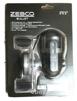 Zebco Bullet Zb3 Gear Ratio 5.1 Super Fast Spin Cast Closed Face Fastest Reel