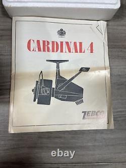 Zebco Cardinal 4 Spinning Reel Nouveau En Emballage