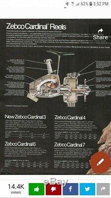 Zebco Cardinal 7 Reel