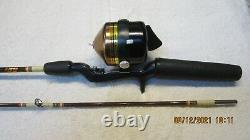 Zebco Centennial 600 Rod And Reel #4060 5' 6'' Rare Collectionnable Beautiful