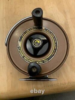 Zebco Fly Fishing Reel 1984 Ted Peck Signature Series Rare Vintage