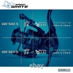 Zebco Great White GW / Moulinet de pêche