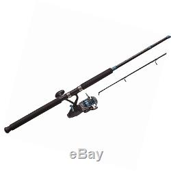 Zebco Ns3 Fin Nor Bait Teaser Reel (2 Pack Spin Combo), Moyen Lourd / 8