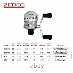 Zebco Omega Spincast Bobine De Pêche 7 Roulements 6 + Clutch Instant Anti-revers