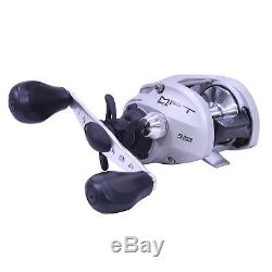 Zebco / Quantum Monster 300 Baitcast Reel Avec Rapport De Démultiplication 7.11 Lh Mo301hpt-bx3